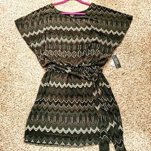 SLNY Metallic Mini Party or Holiday Dress